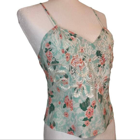 Vintage Victoria’s Secret Gold Label Floral Cami S‎ - Picture 3 of 7